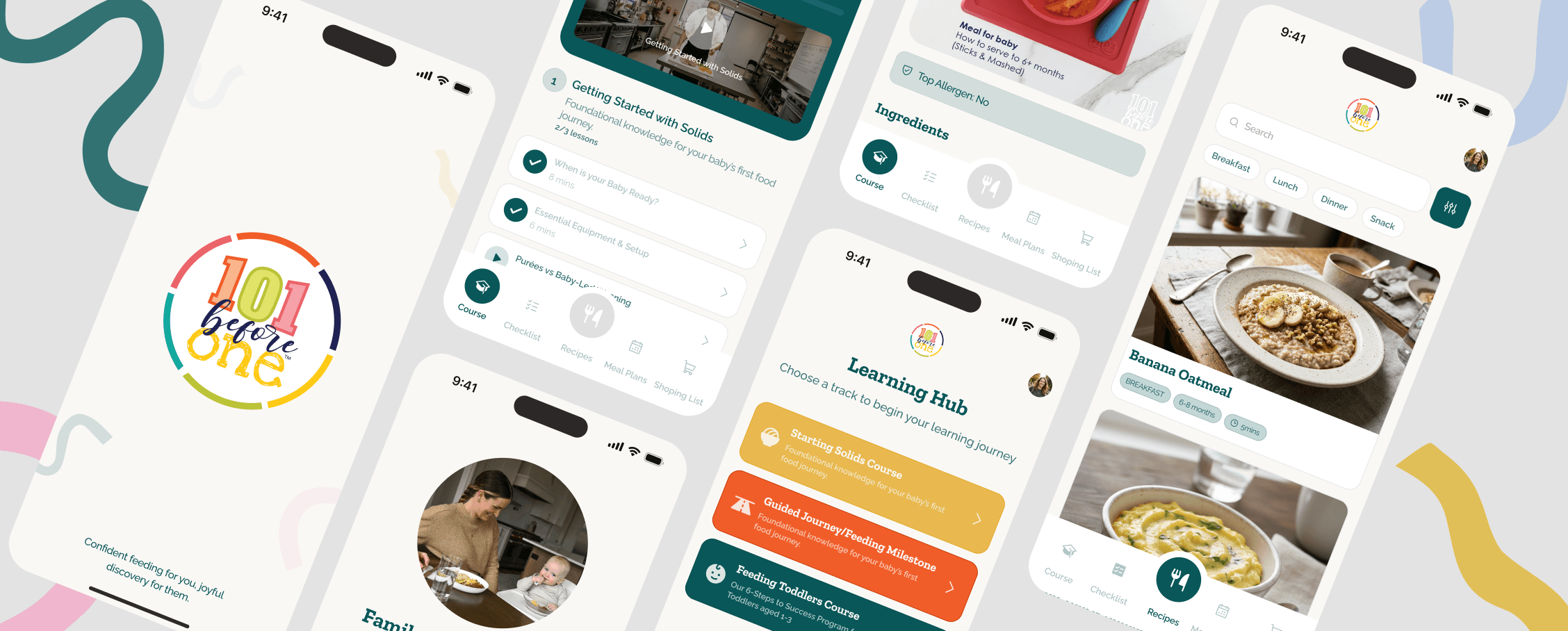 101BeforeOne mobile product screens
